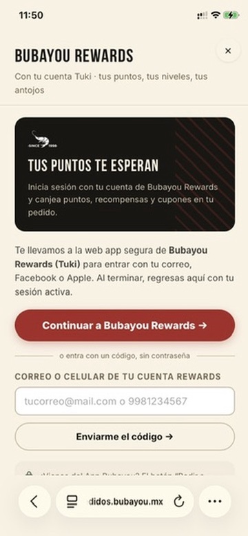 Entra con tu cuenta Tuki